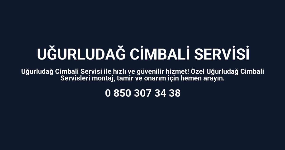 Uğurludağ Cimbali Servisi
